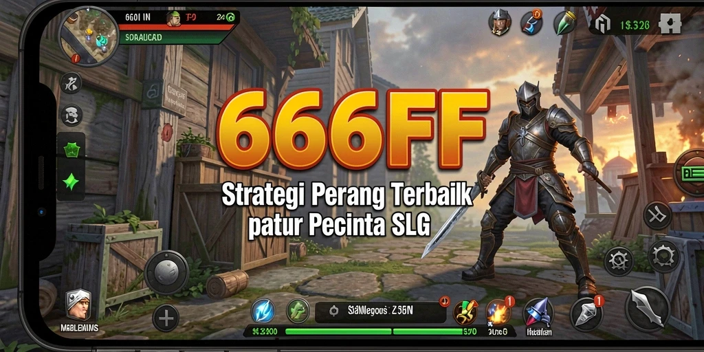 Tangkapan layar gameplay yang menampilkan pertempuran strategi SLG.