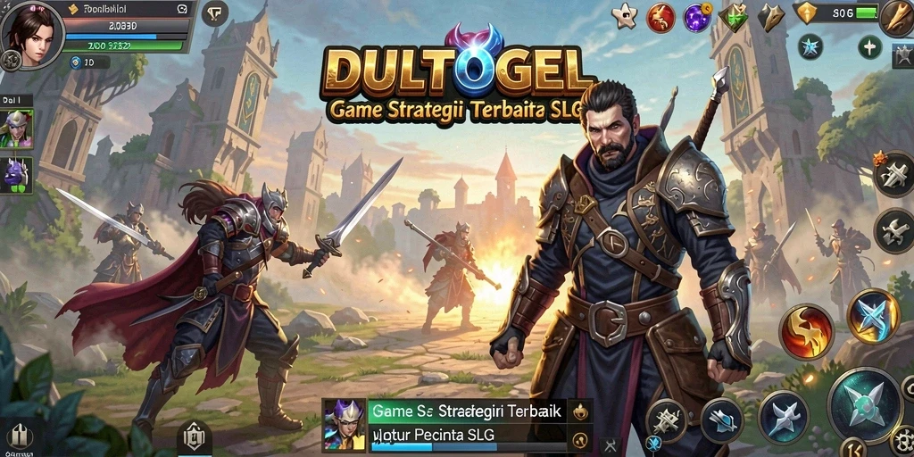 Tampilan gameplay menawan DULTOGEL yang penuh strategi.