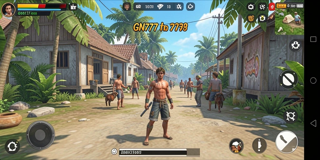 Tampilan gameplay menarik dari GN777 dalam simulasi interaktif.