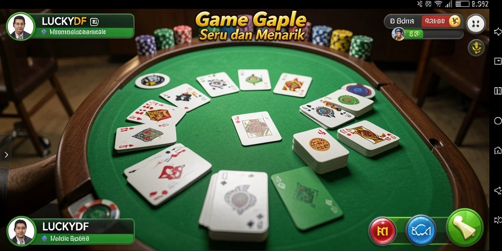 Tampilan gameplay LUCKYDF yang seru dan penuh strategi.