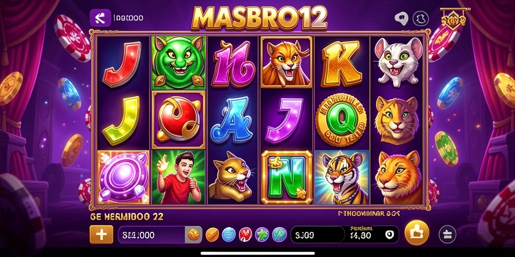Tampilan menarik dari gameplay seru permainan Slot MASBRO12.