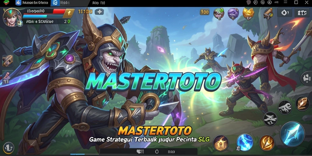 Tangkapan layar MASTERTOTO menampilkan aksi seru dalam pertempuran strategi.