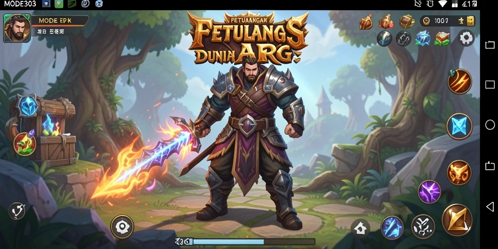 Screenshot menunjukkan momen pertarungan seru dalam permainan ARPG.