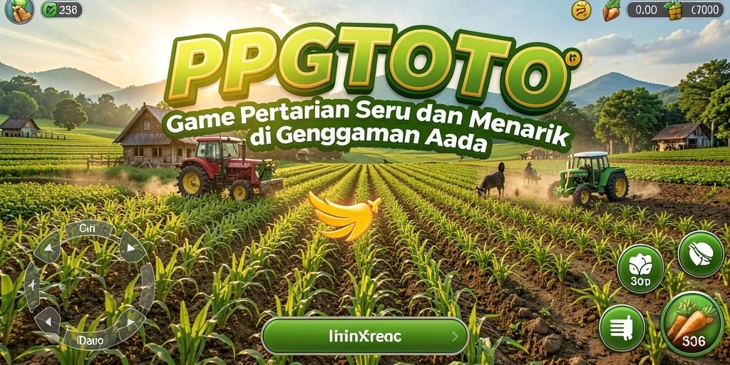 Tampilan gameplay PGTOTO yang menarik dengan berbagai tanaman.