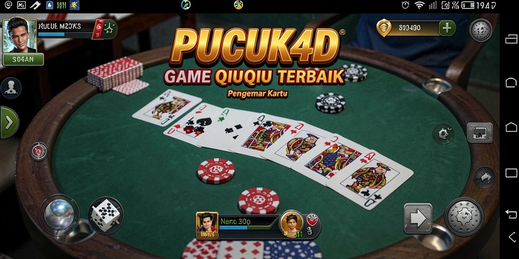 Tampilan gameplay QiuQiu yang mendebarkan di PUCUK4D.