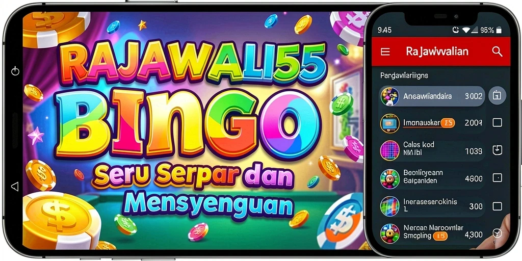 Tampilan gameplay seru dalam RAJAWALI55 yang penuh warna.