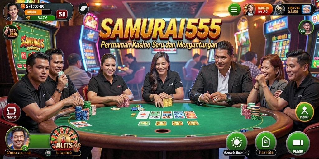 Tampilan gameplay SAMURAI555 yang seru dengan grafis menawan.