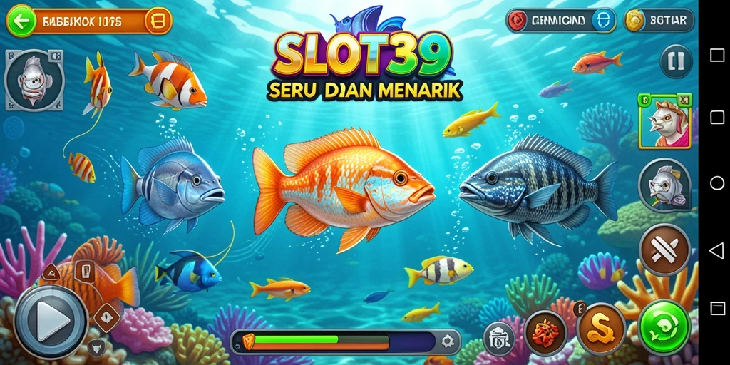 Gameplay seru menembak ikan di SLOT39 dengan grafis menarik.