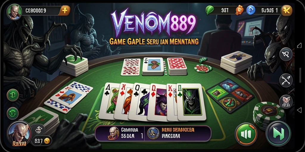Screenshot gameplay Gaple yang seru dan kompetitif.